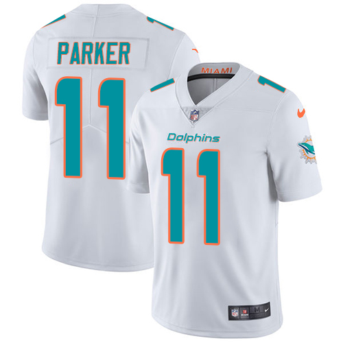 Nike Miami Dolphins #11 DeVante Parker White Youth Stitched NFL Vapor Untouchable Limited Jersey->youth nfl jersey->Youth Jersey